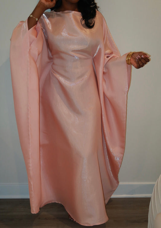 Rose Gold Butterfly Abaya